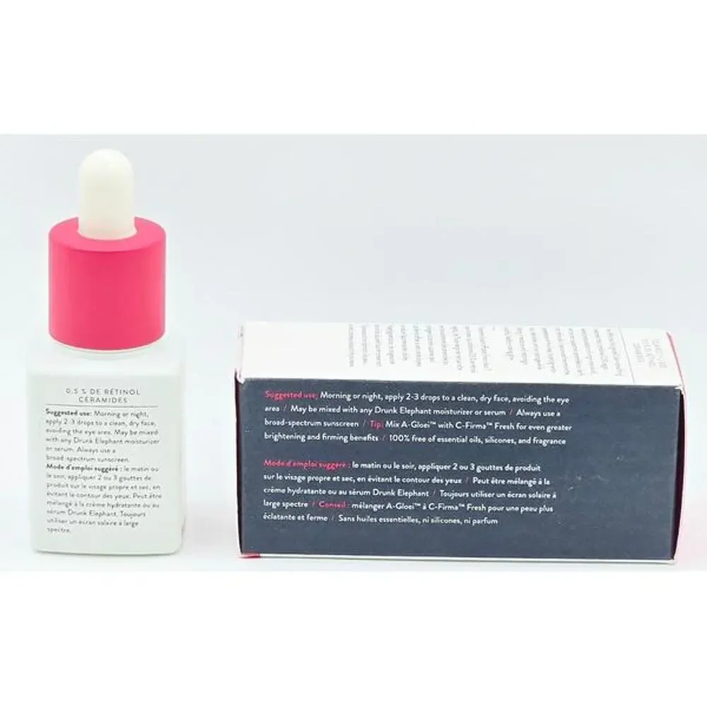 Drunk Elephant A-Gloei Maretinol Oil 0.5% Retinol Ceramides 0.5 fl oz